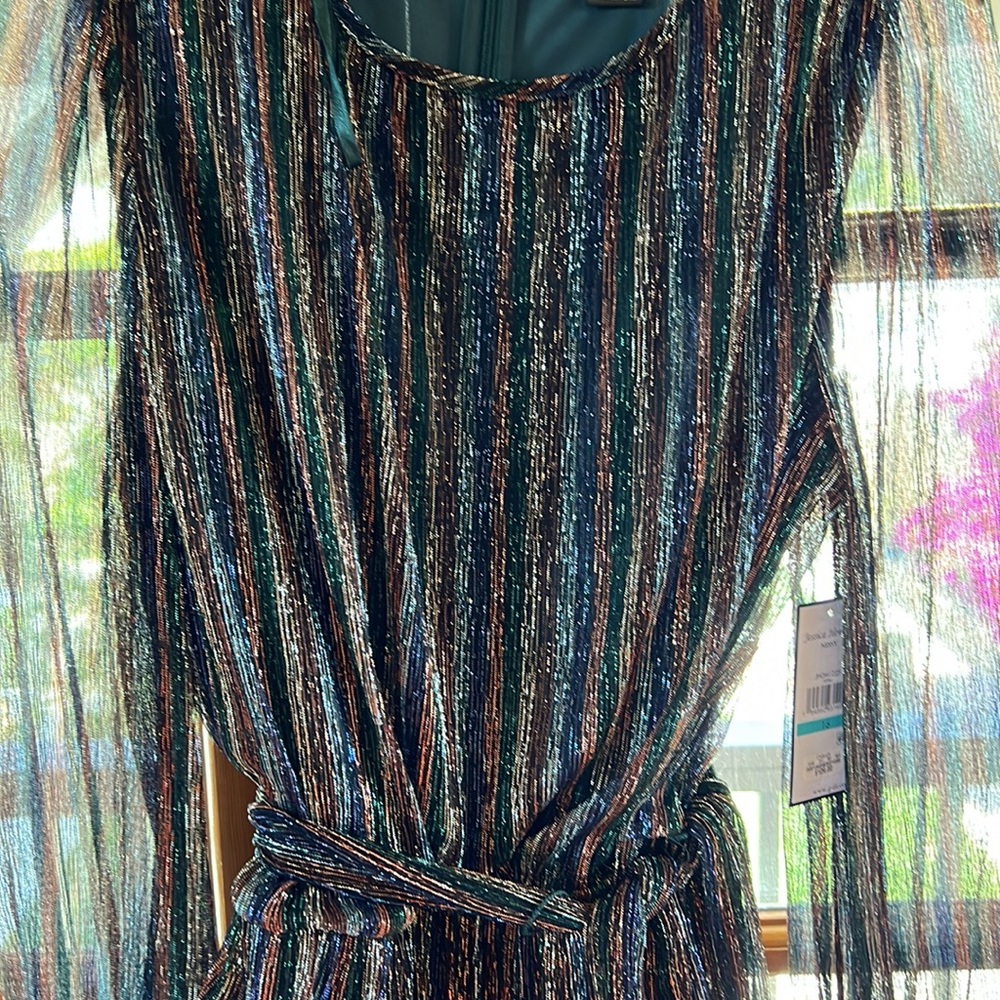 Jessica Howard metallic multicolor dress